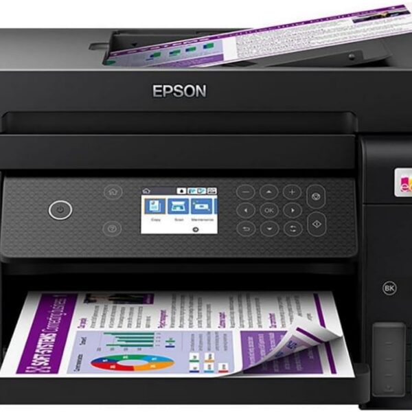 Multifuncional Epson EcoTank L6270: alta produtividade, baixo custo por página e conectividade completa para seu escritório.