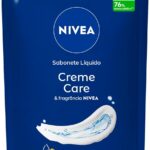 NIVEA Sabonete Líquido Creme Care 200ml: limpa, hidrata e protege do ressecamento com espuma cremosa e Eucerit®