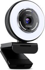 NexiGo N680E Pro, Webcam 4K com anel de luz