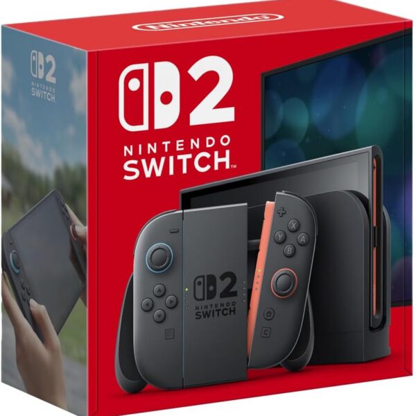 Nintendo, Console, Nintendo Switch 2, Nacional, Portátil e Doméstico, Bateria de até 9 Horas, Inclui Joy-Con com Suporte e Alças, 1 ano de Garantia - Modelo Nacional de Tomada