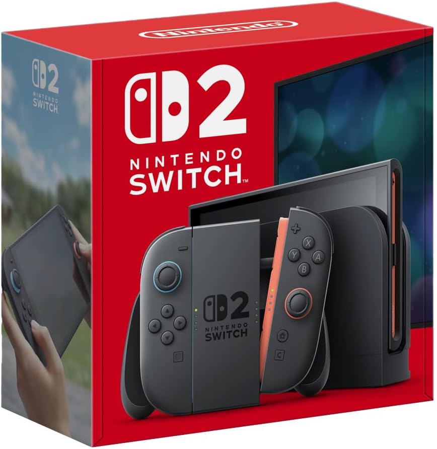 Nintendo, Console, Nintendo Switch 2, Nacional, Portátil e Doméstico, Bateria Nintendo, Console, Nintendo Switch 2, Nacional, Portátil e Doméstico, Bateria de até 9 Horas, Inclui Joy-Con com Suporte e Alças, 1 ano de Garantia - Modelo Nacional de Tomada