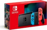 Nintendo, Console, Nintendo Switch, Nacional, V2, Portátil e Doméstico, Bateria de até 9 Horas, Inclui Joy-Con com Suporte e Alças, 1 ano de Garantia, Azul Neon e Vermelho Neon - Imagem 2