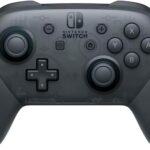 Nintendo, Controle Nintendo Switch, Pro, Sem Fio, Vibração HD, Controle de Movimento, Funcionalidade Amiibo Embutida, Cinza
