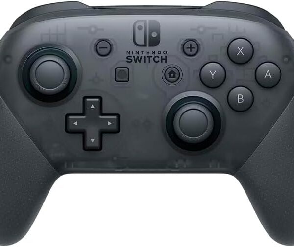 Nintendo, Controle Nintendo Switch, Pro, Sem Fio, Vibração HD, Controle de Movimento, Funcionalidade Amiibo Embutida, Cinza