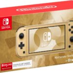 Nintendo Switch Lite Hyrule Edition portátil com 12 meses de Nintendo Switch Online e design dourado Zelda