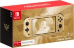 Nintendo Switch Lite Hyrule Edition portátil com 12 meses de Nintendo Switch Online e design dourado Zelda
