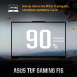 Notebook ASUS TUF Gaming F16 FX607VU RTX4050 Intel Core 5 210H 16Gb Ram 512Gb SSD Windows 11 Tela Nível IPS 16" LED 144Hz Gray - RL053W - Imagem 2