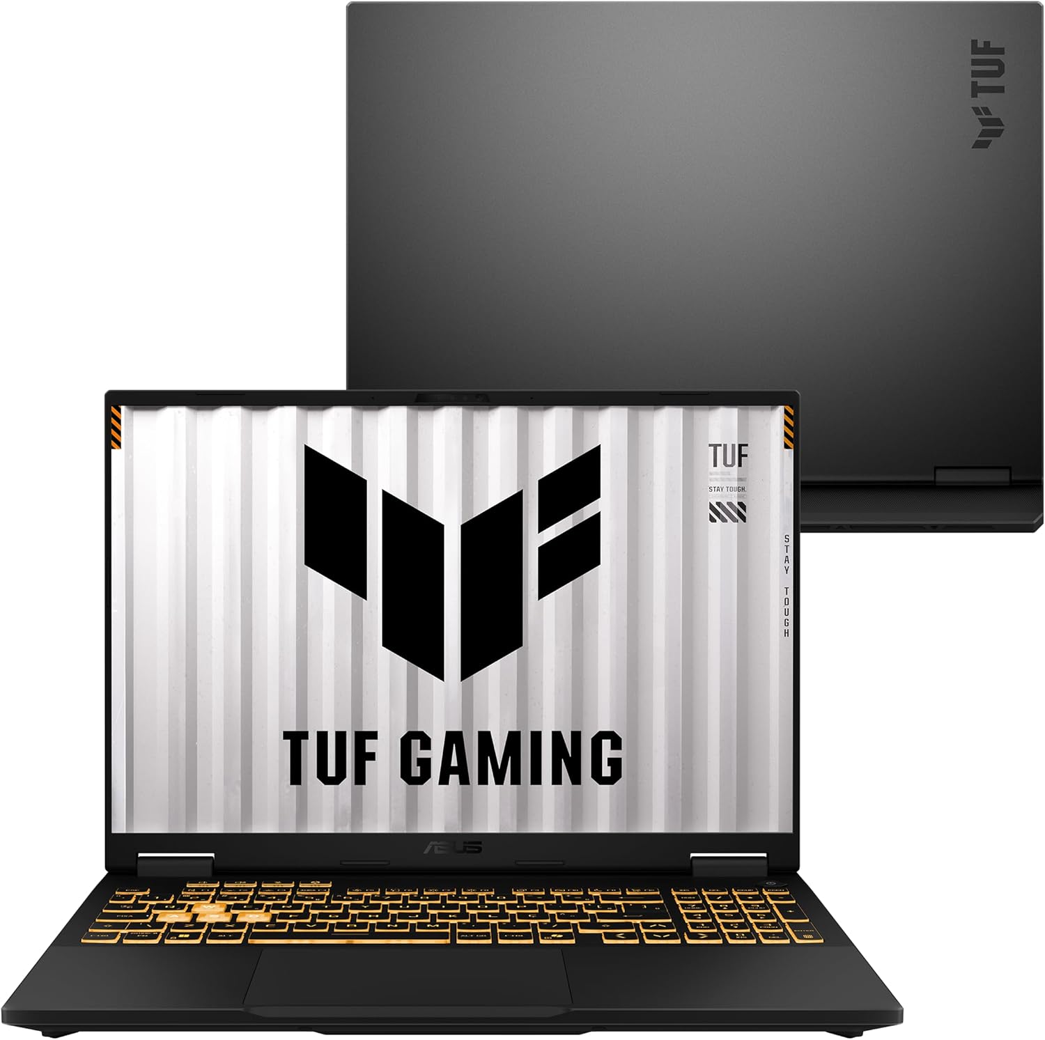 Notebook ASUS TUF Gaming F16 com Core i7 e RTX Notebook ASUS TUF Gaming F16 com Core i7 e RTX 5050: alto desempenho para jogos e criação.