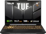Notebook ASUS TUF Gaming F16 com Intel Core i7 e RTX 4050: alto desempenho para jogos e produtividade.