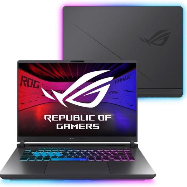 Notebook Asus Rog Strix G16 Intel® Core™ i9 32GB, 1TB SSD, Tela de 16", RTX 5070, Eclipse Gray - G615JPR-S5001W