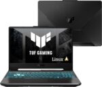 Notebook Gamer ASUS TUF A15 com RTX 3050, Ryzen 7 e tela 144Hz para alto desempenho em jogos.