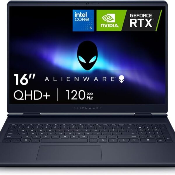 Notebook Gamer Dell Alienware Aurora 16" WQXGA | Intel Core 5 | 16GB RAM | 512GB SSD | NVIDIA GeForce RTX 4050 | Linux | AC16-C5210H-D20