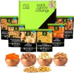 Nut Cravings Gourmet: cesta com 6 mix de frutas secas e nozes, presente ideal para agradecer, aniversários e cuidados especiais