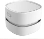 ODISTAR Aspirador de Mesa Sem Fio: 400 Min de Autonomia, Sucção Forte e Limpeza 360° para Teclado e Casa
