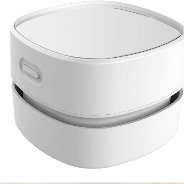 ODISTAR Aspirador de Mesa Sem Fio: 400 Min de Autonomia, Sucção Forte e Limpeza 360° para Teclado e Casa
