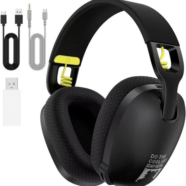 ONIKUMA GAMING Headset sem Fio com áudio imersivo, baixa latência e conforto para PS5, PS4, PC e Bluetooth 5.3