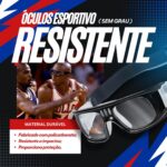 Óculos Esportivo DUPIN com proteção anti impacto e poeira para vôlei, basquete, tênis, handebol e futebol - Imagem 2