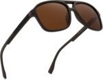 Óculos JIM HALO polarizado masculino vintage, ideal para dirigir com estilo e proteção.