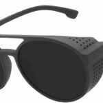 Óculos Redondo Steampunk Cacife Brand com proteção UV400 e estilo vintage unissex premium