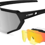 Óculos X-TIGER polarizados com 5 lentes: proteção, versatilidade e alto desempenho esportivo