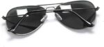 Óculos de Sol Aviador Metal com proteção UV-400, estilo unissex e ajuste confortável para uso diário. - Imagem 2