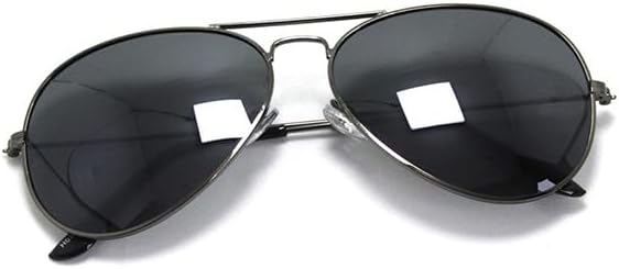 Óculos de Sol Aviador Metal com proteção UV-400, estilo unissex e ajuste confortável para uso diário.
