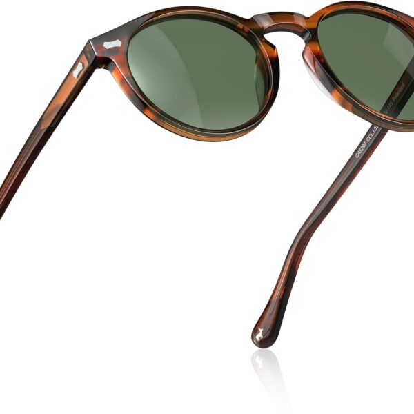 Óculos de Sol CARFIA Masculino: estilo retrô com lentes polarizadas para proteção e conforto no dia a dia