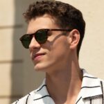 Óculos de Sol CARFIA Masculino: estilo retrô com lentes polarizadas para proteção e conforto no dia a dia - Imagem 2