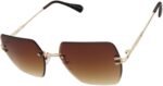 Óculos de Sol Capri UV400 Premium Quadrado Grande Unissex: estilo blogueira e proteção para todos os momentos.