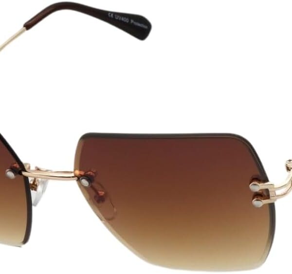 Óculos de Sol Capri UV400 Premium Quadrado Grande Unissex: estilo blogueira e proteção para todos os momentos.