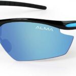 Óculos de Sol Esportivo UV400 Maraú Azul Alma Genius com proteção e estilo para seus treinos e dias ensolarados