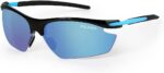 Óculos de Sol Esportivo UV400 Maraú Azul Alma Genius com proteção e estilo para seus treinos e dias ensolarados