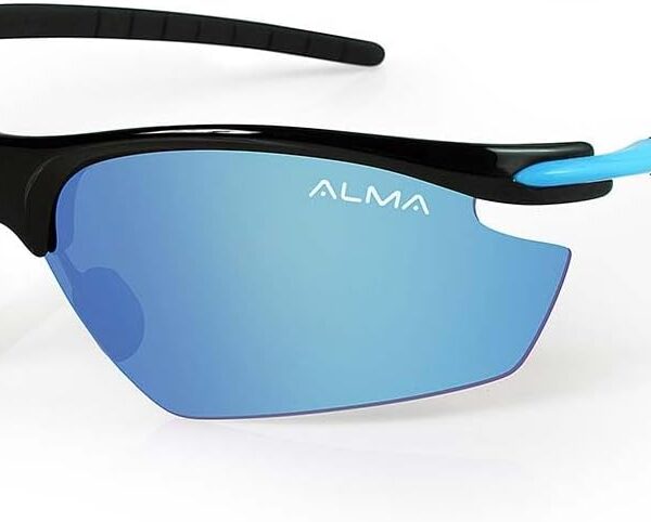 Óculos de Sol Esportivo UV400 Maraú Azul Alma Genius com proteção e estilo para seus treinos e dias ensolarados