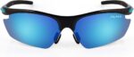 Óculos de Sol Esportivo UV400 Maraú Azul Alma Genius com proteção e estilo para seus treinos e dias ensolarados - Imagem 2