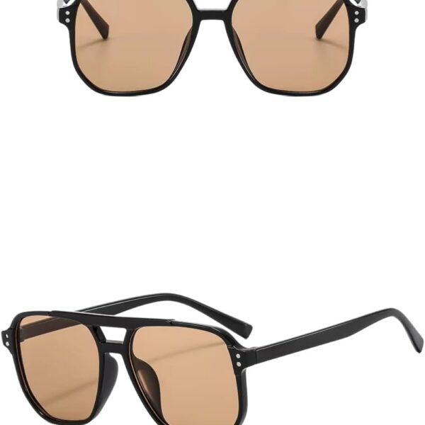 Óculos de Sol Feminino Estilo Blogueira Marrom: proteção UV e estilo moderno para comprar agora