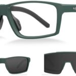 Óculos de Sol HB Presto 2.0 Matte Military Green com lente Gray para estilo e proteção no dia a dia