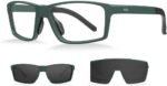 Óculos de Sol HB Presto 2.0 Matte Military Green com lente Gray para estilo e proteção no dia a dia