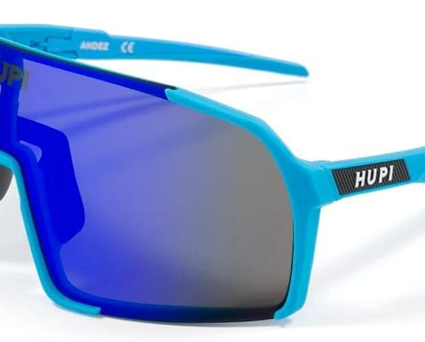 Óculos de Sol Hupi Andez Preto com lente grafite: proteção e conforto para ciclismo e corrida