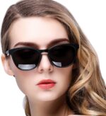 Óculos de Sol KANASTAL Feminino Polarizado UV400: estilo vintage, proteção e conforto para viagem, pesca e praia