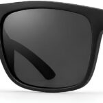 Óculos de Sol Masculino Polarizado Quadrado Preto UV400: estilo, conforto e proteção contra raios UVA e UVB.