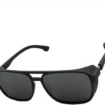 Óculos de Sol Quadrado Leblon Cacife Brand com proteção UV400, estilo retrô vintage e conforto premium unissex