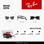 Óculos de Sol Ray-Ban Justin 0RB4165 852/88 Tam 55: estilo icônico, conforto e autenticidade para destacar seu visual. - Imagem 2