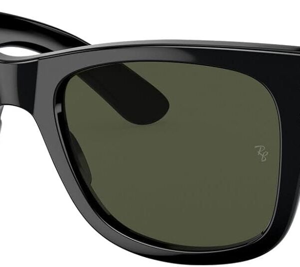 Óculos de Sol Ray-Ban Mega Wayfarer 0RB0840S: estilo icônico com lentes verdes e conforto para comprar agora.