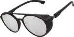 Óculos de Sol Redondo Floripa Cacife Brand: estilo retrô premium com proteção UV400 e visual unissex clássico moderno.