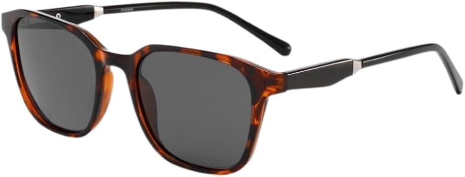 Óculos de Sol Roma Acetato Polarizado Quadrado Preto Tartaruga Frizz: Óculos de Sol Roma Acetato Polarizado Quadrado Preto Tartaruga Frizz: estilo e proteção máxima com lentes polarizadas.