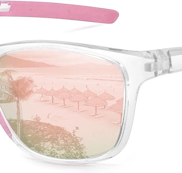 Óculos de sol MEETSUN polarizados com proteção UV400 para dirigir, correr, ciclismo e pesca, conforto e estilo unissex.