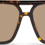 Óculos de sol QUAY Masculino Aviator Oversized com lentes UV: estilo moderno e proteção para o dia a dia