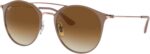 Óculos de sol arredondado Ray-Ban adulto unissex: estilo clássico e proteção para comprar com confiança
