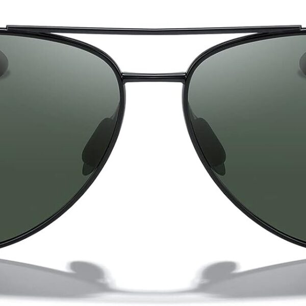 Óculos de sol aviador MERRY'S polarizados com proteção UV 400 e lentes espelhadas para dirigir, unissex 58 mm