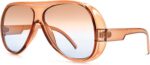 Óculos de sol aviador retrô UV400: estilo moderno, unissex e proteção para comprar com confiança
